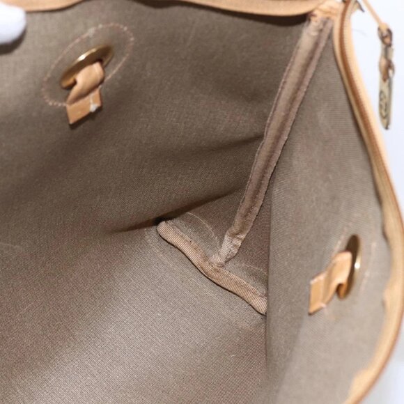 GUCCI Micro GG Supreme Hand Bag PVC Beige Gold 02 39 4947 Auth ep11737 - Picture 14 of 16